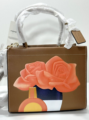 COACH x Tom Wesselmann Cashin Carry Tote 22 in Floral Print CA128