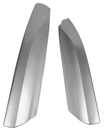 Cubierta de extremo de riel de techo plateada para Toyota Highlander 2010-2012 4 piezas - Imagen 4 de 9