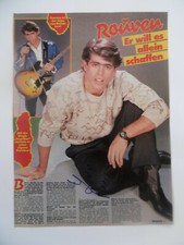 Rouven Lavi Autogramm signed A4 Magazinbild