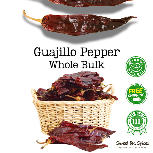 Pimienta Guajillo Chile - A Granel - Guajillo Chiles Seco - Salsa - Birria - Sin OGM