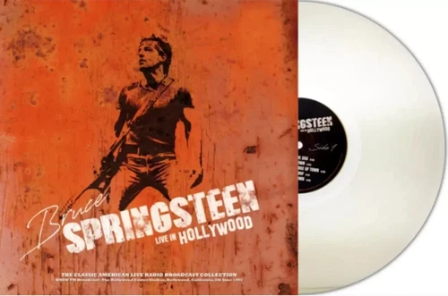 Bruce Springsteen – Live In Hollywood 1992 LP Natural Clear Vinyl Record - NEW