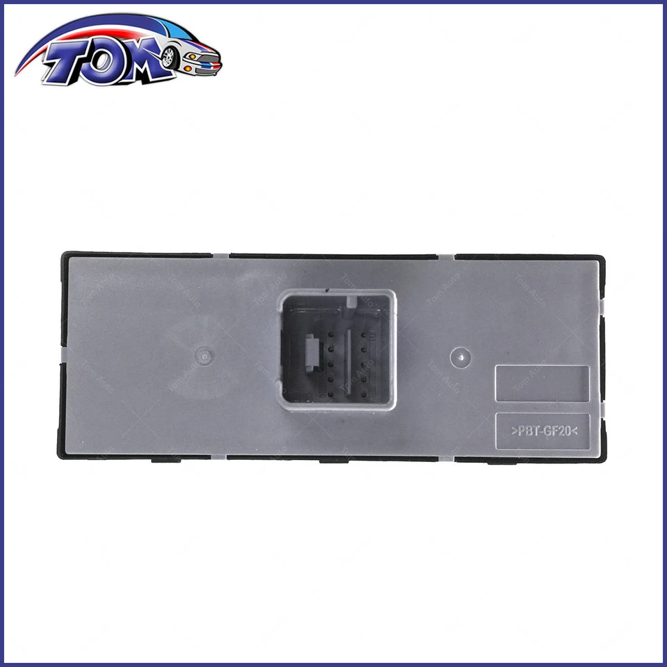 Nuevo interruptor de ventana 5 botones 7 clavijas negro y cromado para Volkswagen CC Jetta Golf Foto 4 de 4