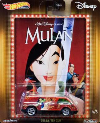 Dream Van XGW Mulan Walt Disney Classic 1:64 Hot Wheels GJR21 DLB45