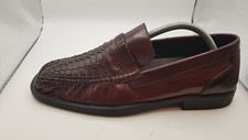 Herren Halbschuhe bordeaux Leder Claudio Conti 44 Second Hand 07.08.2024 68A