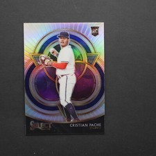 2021 Panini Select - Phenomenon Cristian Pache #PH-13 Holo Prizm (RC)