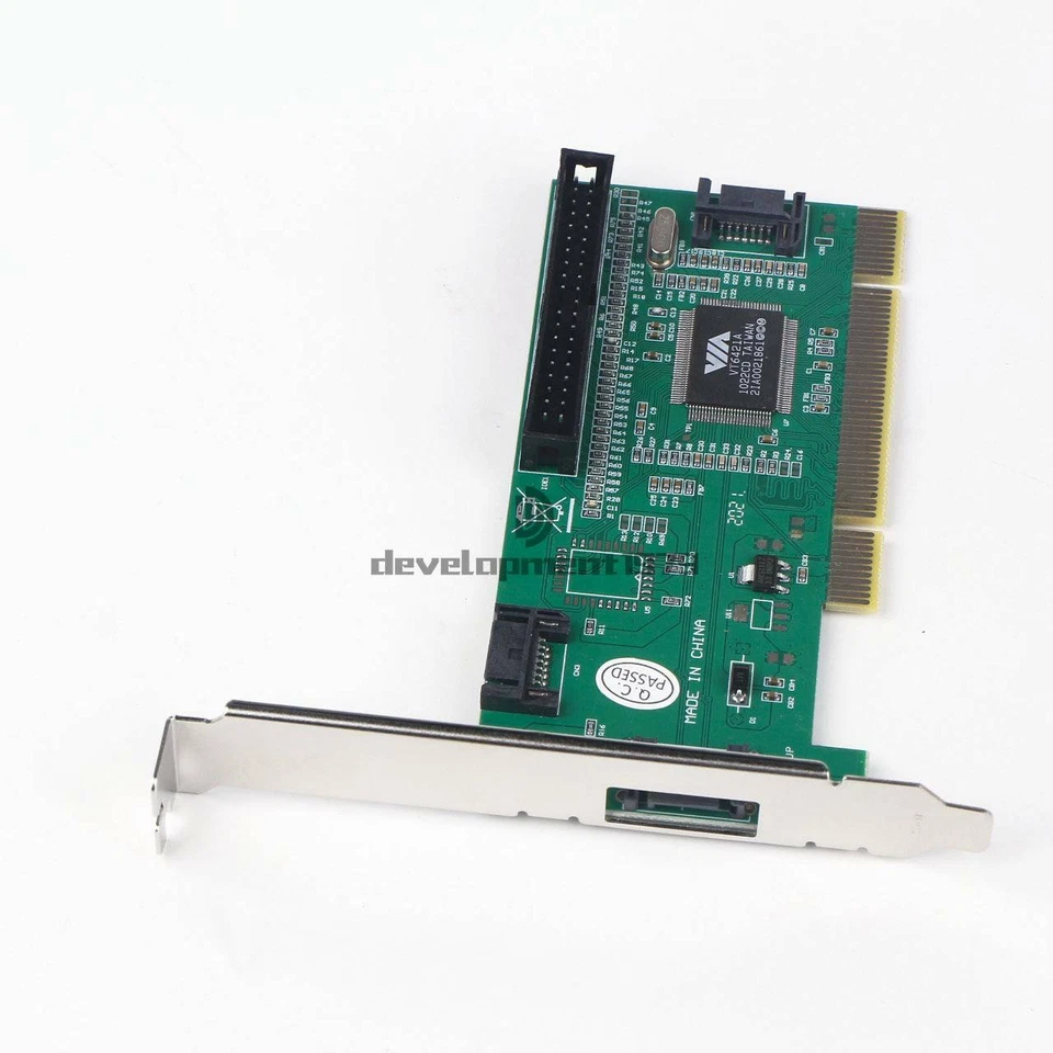 1PC VIA VT6421A ONE 3 SATA+1 Port IDE to PCI RAID Card Controller Adapter - Image 4 of 4