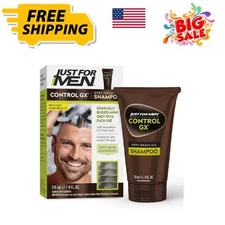 Just For Men Control GX Grey Reducing Shampoo 4 fl. oz. 1 pack. Gradually Color