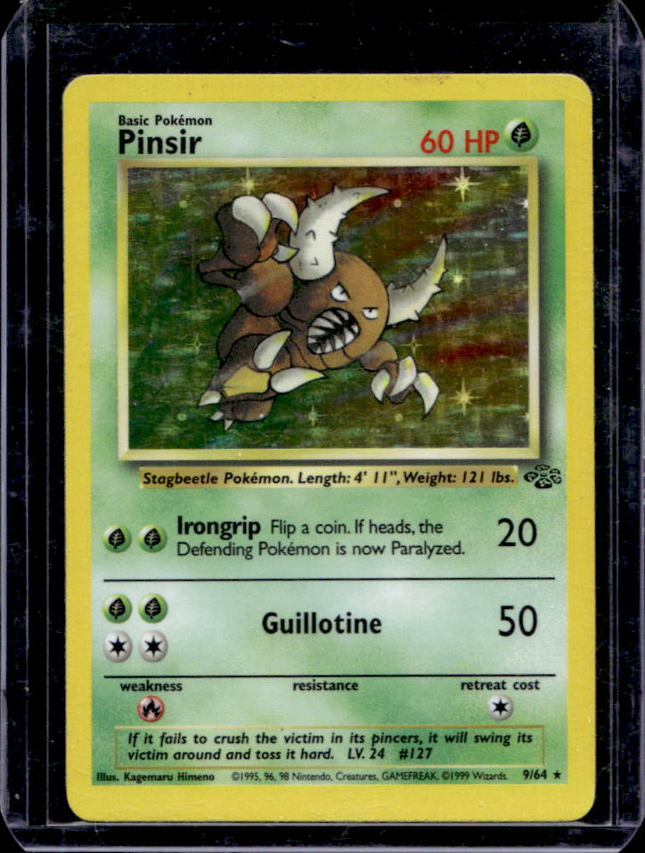 1999 Pokemon Jungle TCG Pinsir Holo Rare Card 9/64 eBay