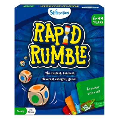 Skillmatics Rapid Rumble Fun for Family Card Game Night for Kids, Teens & Adults