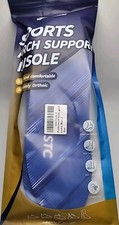 Sochec Sports Arch Support Insole Size Large Shock Cut To Fit Unisex