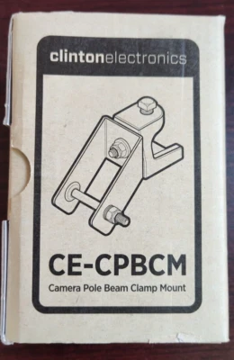 Beam Clamp Mount for Telescoping Camera Poles - Clinton Electronics CE-CPBCM