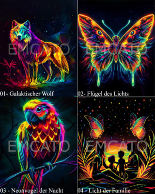 Diamond Painting Set 40x50 cm   40 Farben   5D DIY Komplettset