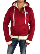 Womens Ladies USPA US Polo Assn Sherpa Fur Fleece Hoody Hoodie Jacket New