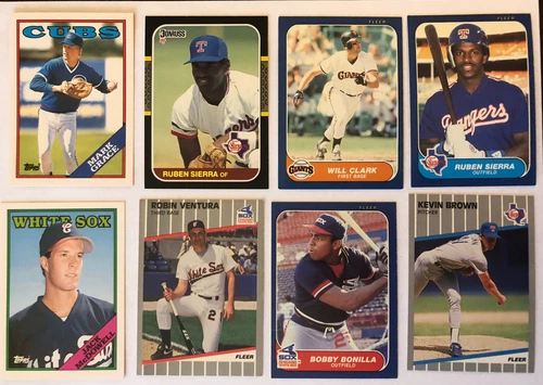 1980s-90s Baseball Rookie Card Singles All-Stars/HOFers - List in Description RC