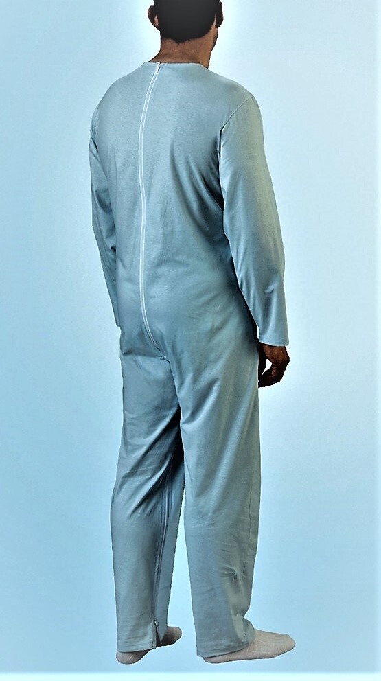 Tutone Pigiama Intero Anziano Tuta Pigiama Anziani Con Apertura