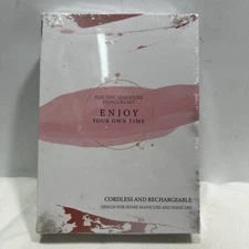 Polamd Professional Electric Manicure Pedicure Set (5 Bits) ~ NEW in Damaged Box