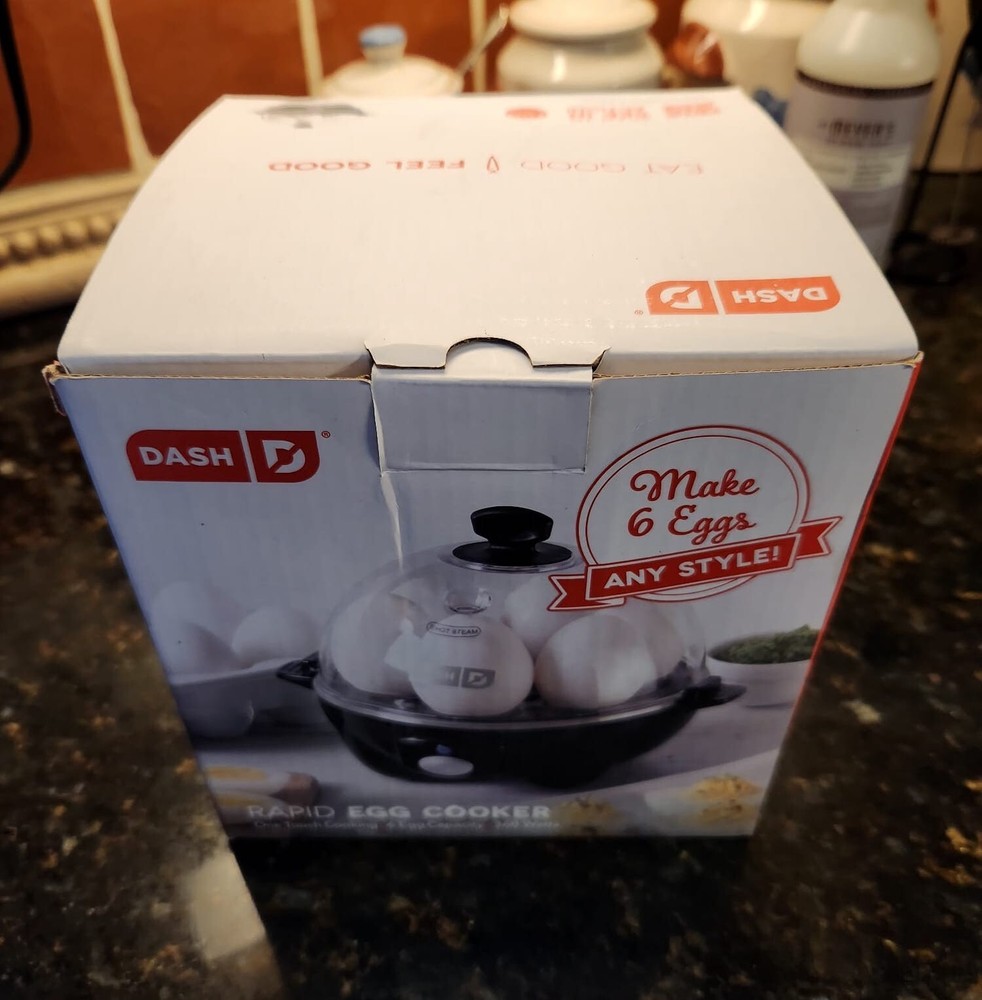 DASH Rapid Electric Egg Cooker 6-Capacity for Hard-Boiled Eggs DASH Rapid Electric Egg Cooker 6-Capacity for Hard-Boiled Eggs
