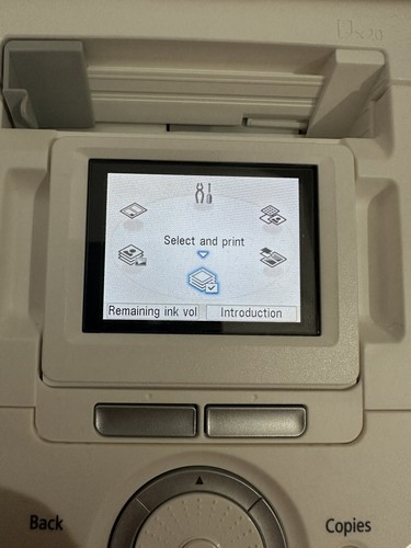 Canon Pixma Mini 320 Photo Printer Tested And Works Box Power Cable And Paper - 第 5/11 張圖片