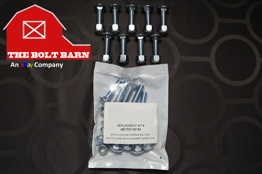 Meyer Plow / Snowplow Cutting Edge Bolts 1/213x2 Plow Bolt Kit Meyer