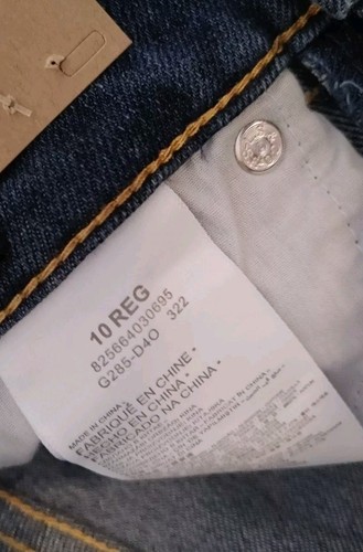 NEW Levi's Silvertab Jeans Mini Mom High Rise Loose Tapered Denim Girls Size 10 - Picture 6 of 9