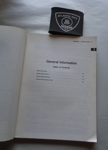 1985 KAWASAKI GPz500R, GPz600R MOTORCYCLE SERVICE MANUAL - Picture 3 of 10