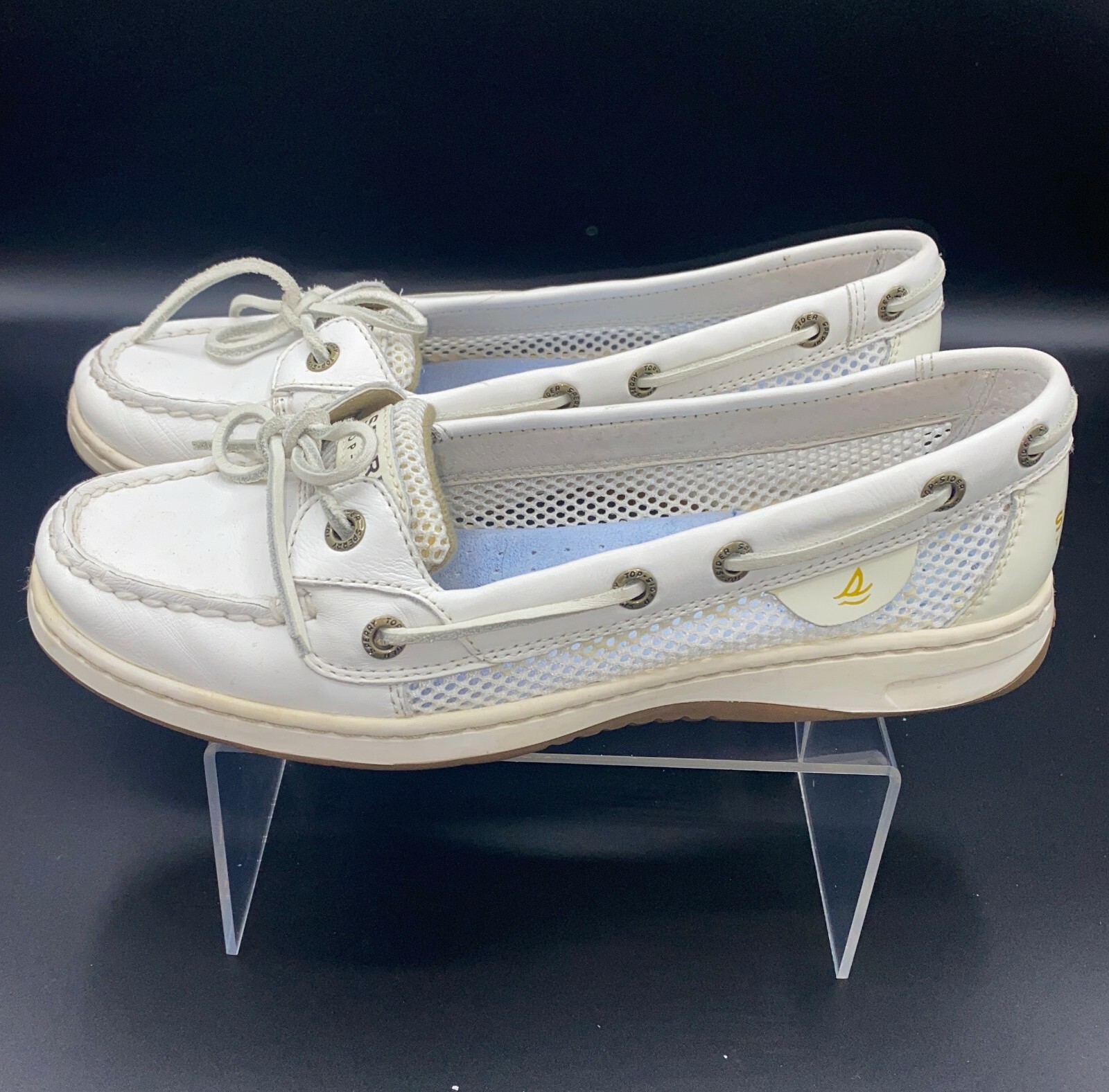 women's angelfish metallic boat shoe