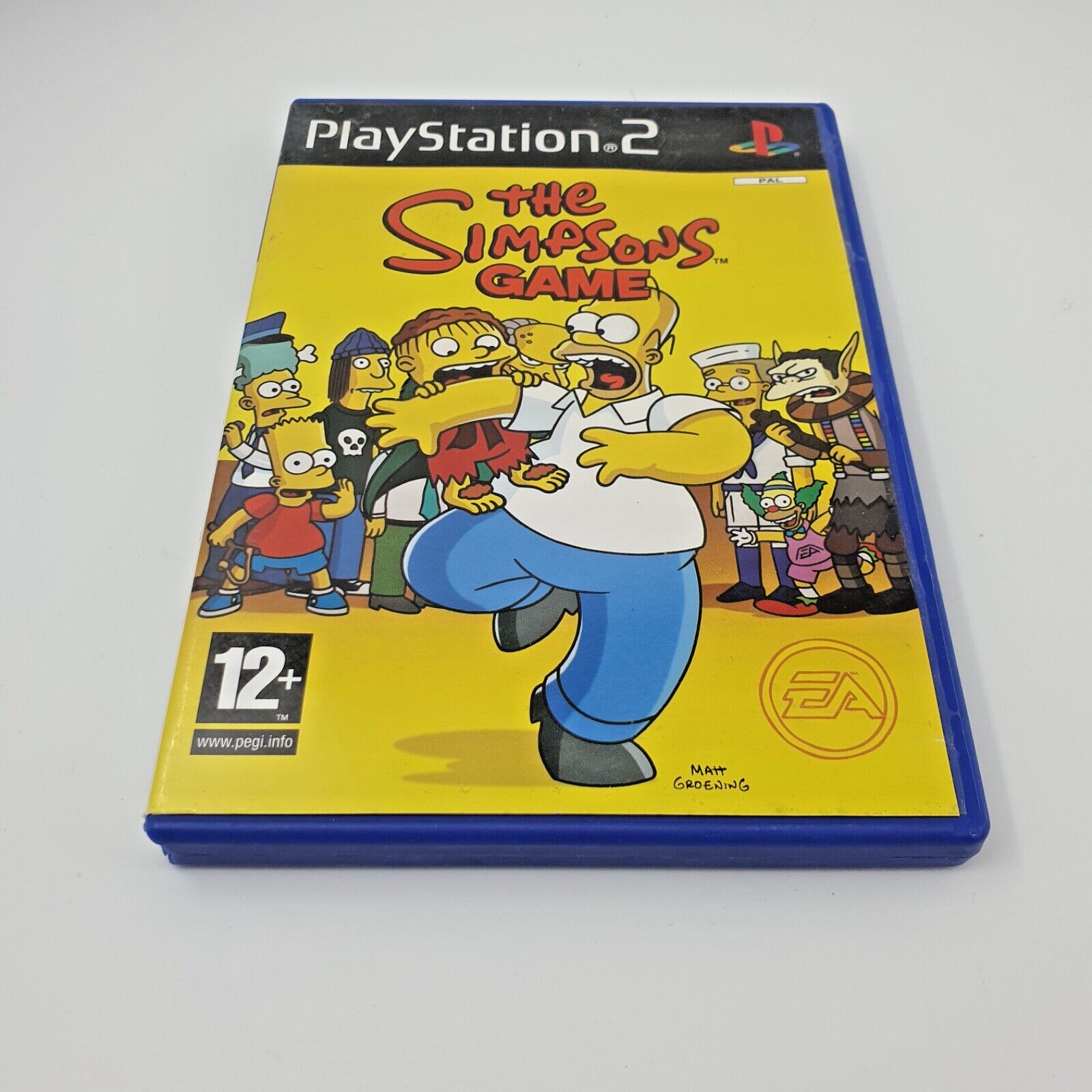 Sony PlayStation 2 PS2 The Simpsons Game Case and Disc game