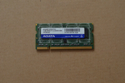 ADATA 1GB DDR2 RAM 200-pin SO-DIMM 1Rx8 PC2-6400S 'ADATA ADOVF1A083F2G'