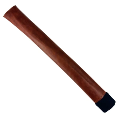 Sunfish Hand made brown leather alignment stick cover - FREE SHIPPING
