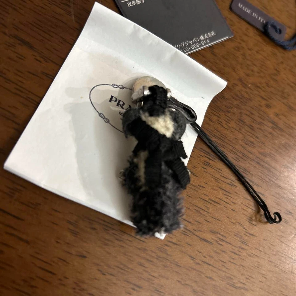 Auténtico Llavero Prada Vintage Dije Oso Estrás Foto 3 de 4