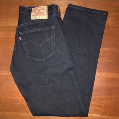 USA made w31 L30 black 501 Levi's jeans straight denim 00s USA made w31 L30 black 501 Levi's jeans straight denim 00s