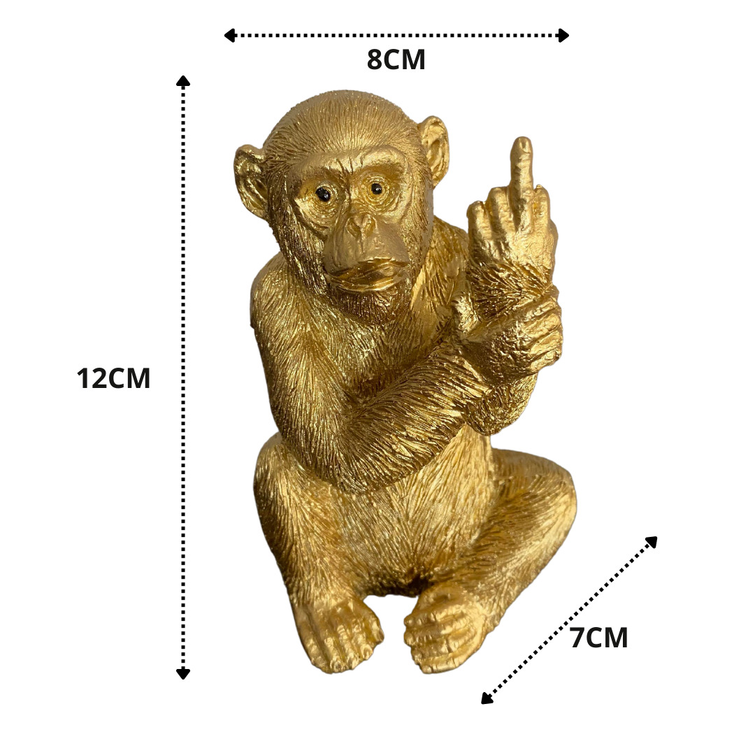 3pcs/set Sitting Monkey Home Decor Ornament With Do Not See, Do Not Say, Do  Not Listen Gestures, Vintage Solid Color Distressed Style Interior  Decoration Crafts Suitable For Indoor All Seasons