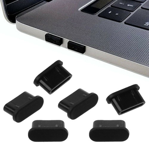 6x Dust Plug Phone USB C Charging Port Protector Charger Silicone Cover Caps - 第 3/9 張圖片
