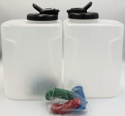 Carlisle 1 Gallon Mixing Pitcher Lot 2 Brewing Kombucha Syrup Prep Containers