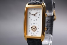 [Ecc+5] Orologio Uomo Seiko Alba Y15W-5A20 Dual Time Cassa Oro Quadrante...