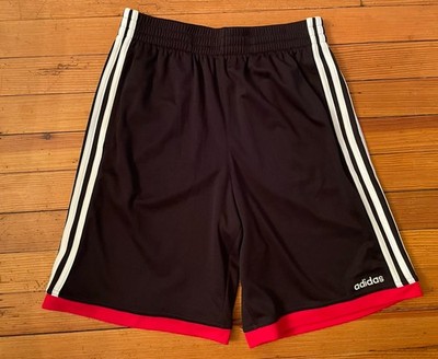 NWOT Boys Adidas Athletic Short Elastic Waist Size L (14/16) Black