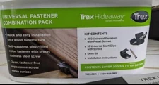 Trex 200 sq. ft. Universal Hidden Deck Fasteners Combo Bucket UNIVCOMBOCLIP200