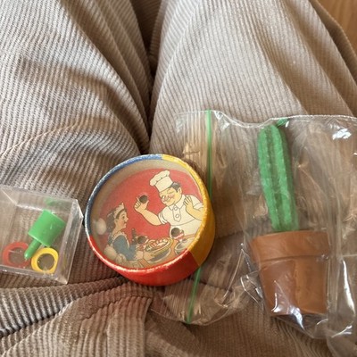 Two Puzzles One Pencil Sharpener Cactus Toy