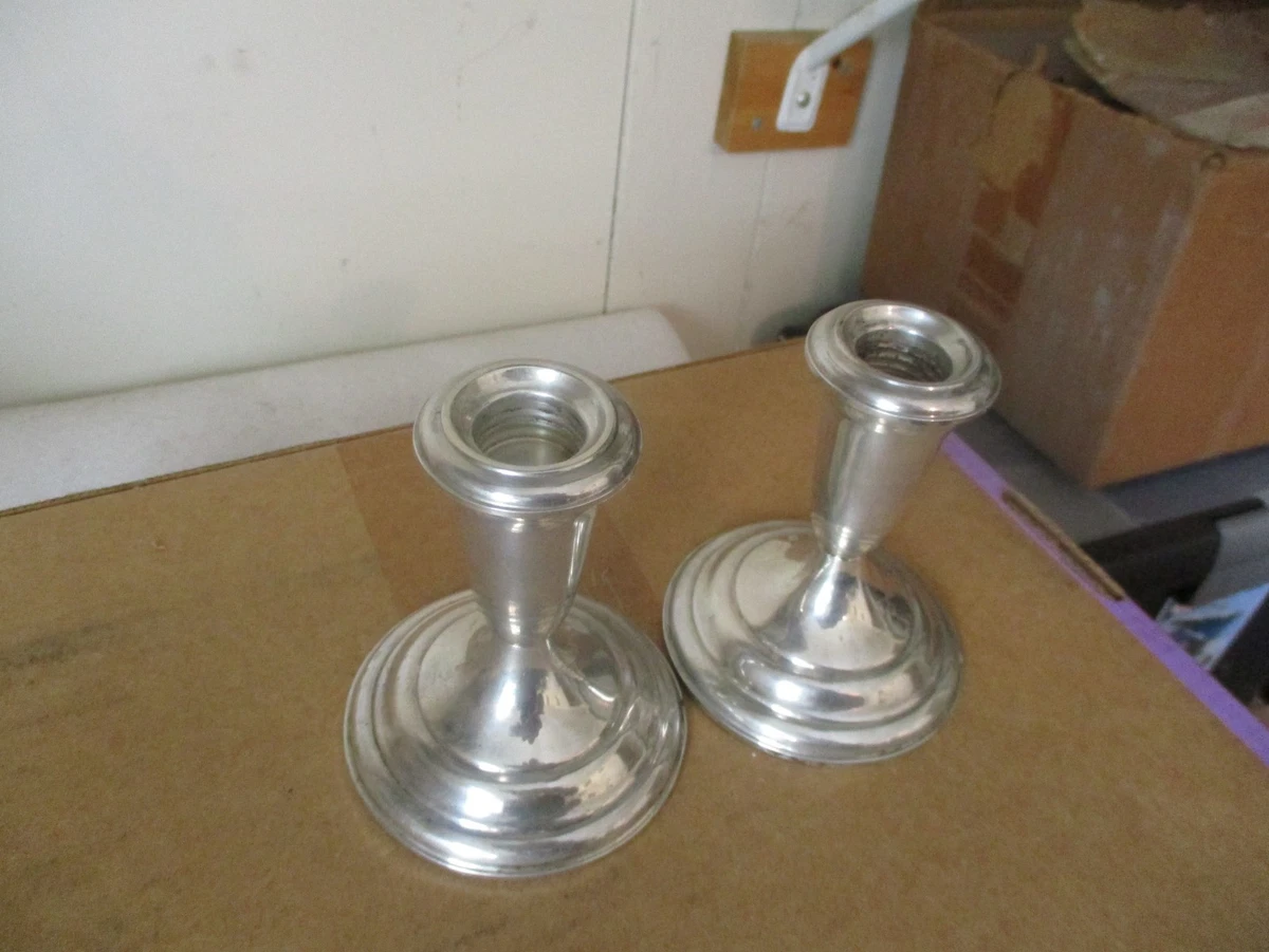 Empire Sterling Weighted Candle Holders for sale | eBay