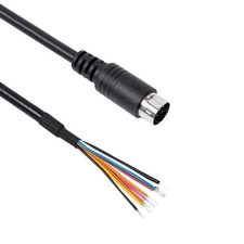 3.2FT 1M 10 Pin Mini Din To Bare Wires Data Cable For Yaesu FTM100D/DE/DR