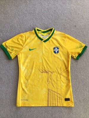 Nike BRAZIL CBF Dri Fit Jersey Women s Sz Large National Soccer Futbol Team