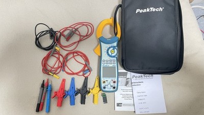 Peaktech 1660 Multimeter TRMS 3 Phase Power Clamp Meter Leistungszange 750kW 