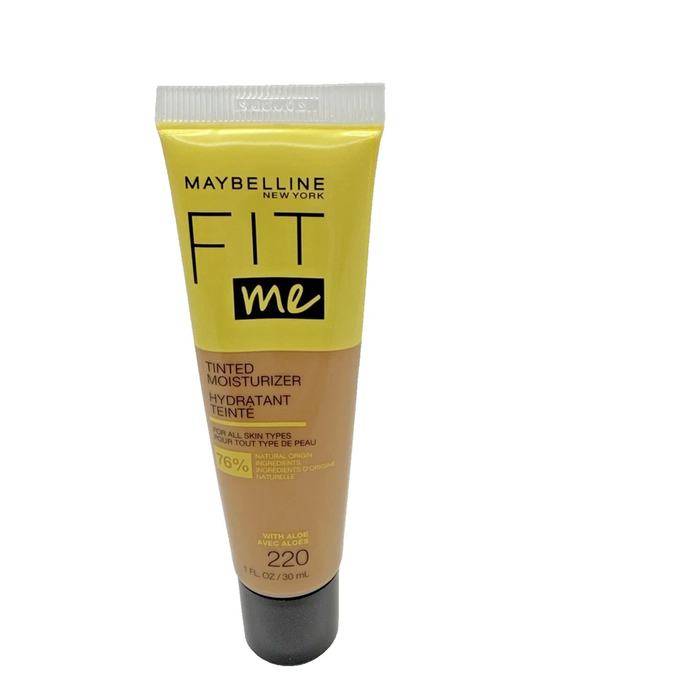 Maybelline Fit Me Tinted Moisturizer–Shade 220–Natural Coverage Face Makeup  New - Image 2 of 4