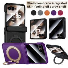 For Moto Razr Fold/Razr Ultra 2026/2025 Razr 2024 Magnetic Case Ring Stand