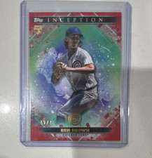 Topps 2024 Inception Ben Brown Rookie Chicago Cubs #82 Red 50/75