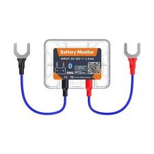 12V Car Battery Tester Bluetooth Automotive Battery Monitor Cranking  Chargi...