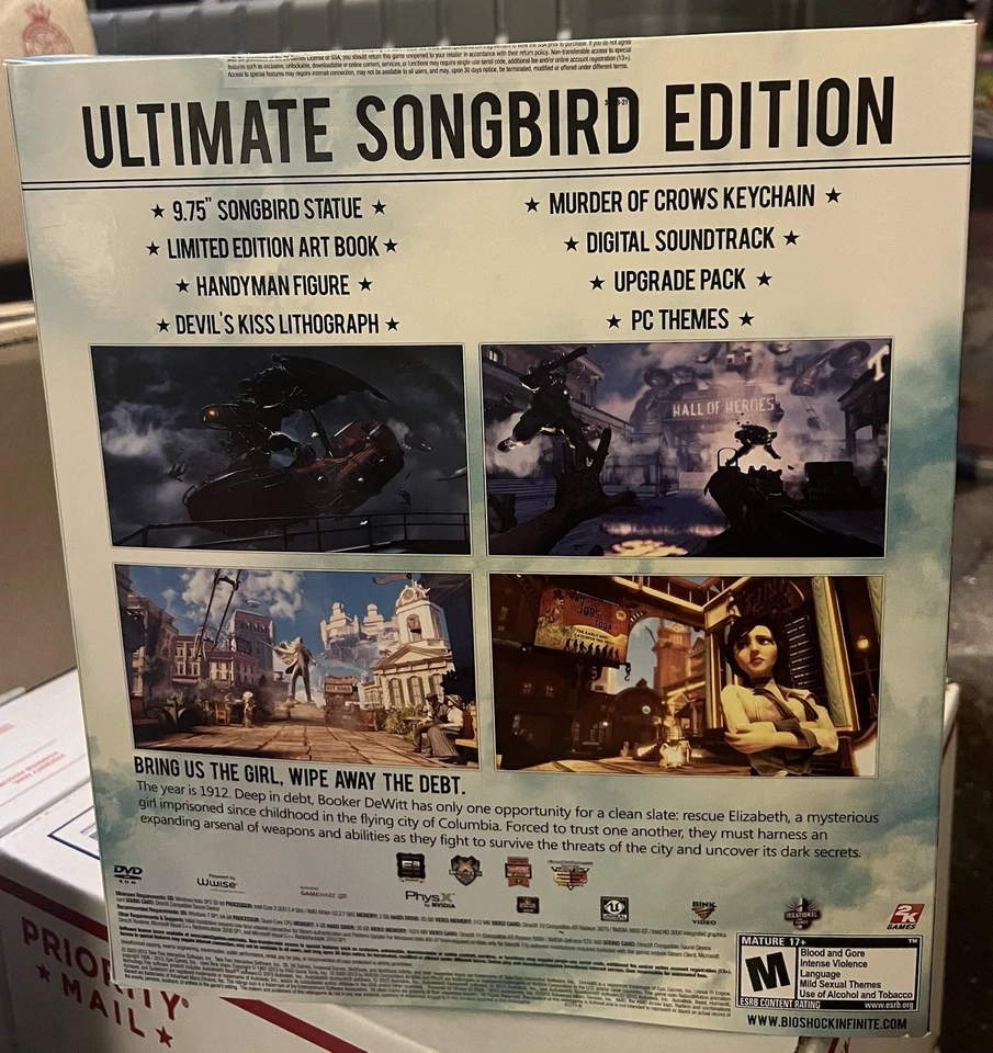 PC Bioshock Infinite: Ultimate Songbird Edition - New Sealed With Shipper Box - Image 3 of 4