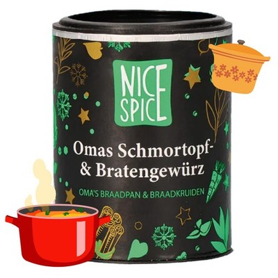 NICE SPICE Kräuterbutter 1 x 50g - Omas schnelles Rezept - Gewürzmischung