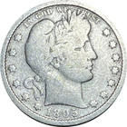 1895 Barber 90% Silver Quarter - BETTER DATE & PARTIAL LIBERTY! - Ships Free!