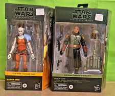2 NEW Star Wars Black Series BOBA FETT Throne Room & AURRA SING 2022